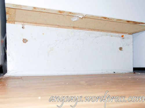 Clean Under Cabinets