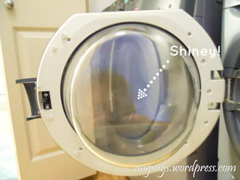 Washer Door Clean glass washer door