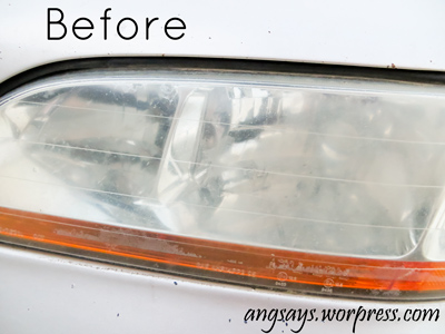 remove haze from headlights