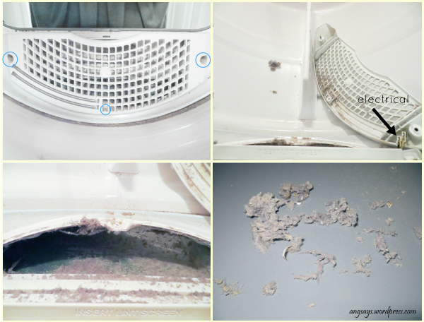 Cleaning the Dryer Vent- angsays.wordpress.com How to clean the dryer vent