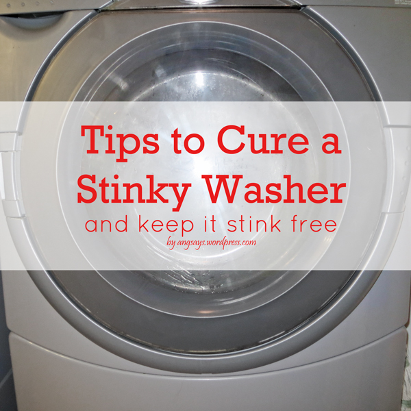 Get rid of washer smell by Angela Says