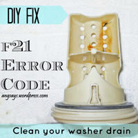 Fix the F21 Error Code- Unclog the Washer Drain