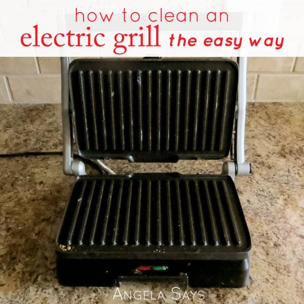 How to Clean an Electric Grill {The Easy Way}