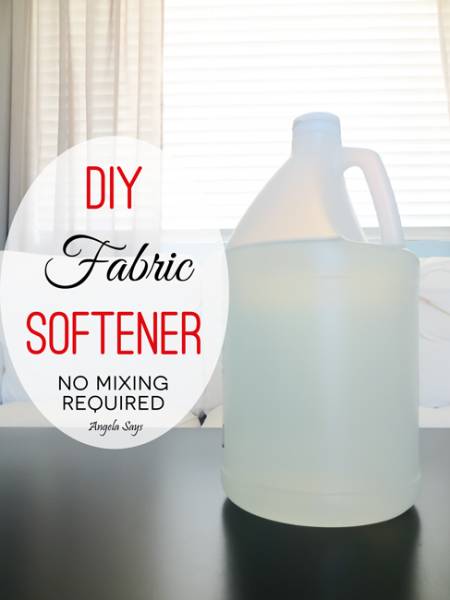 DIY Fabric Softener – No Mixing Required