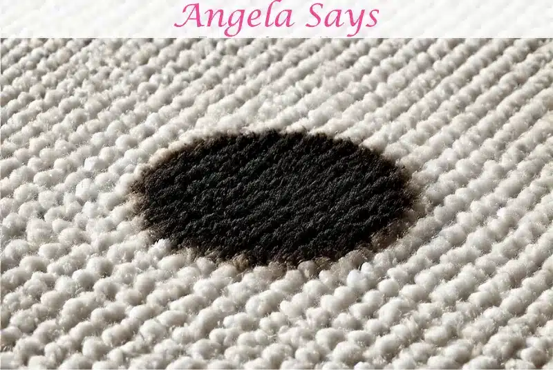 Burn marks on carpet