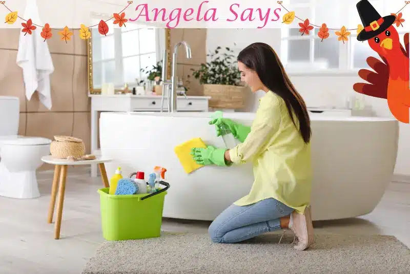 Thanksgiving - Bathroom Cleaning