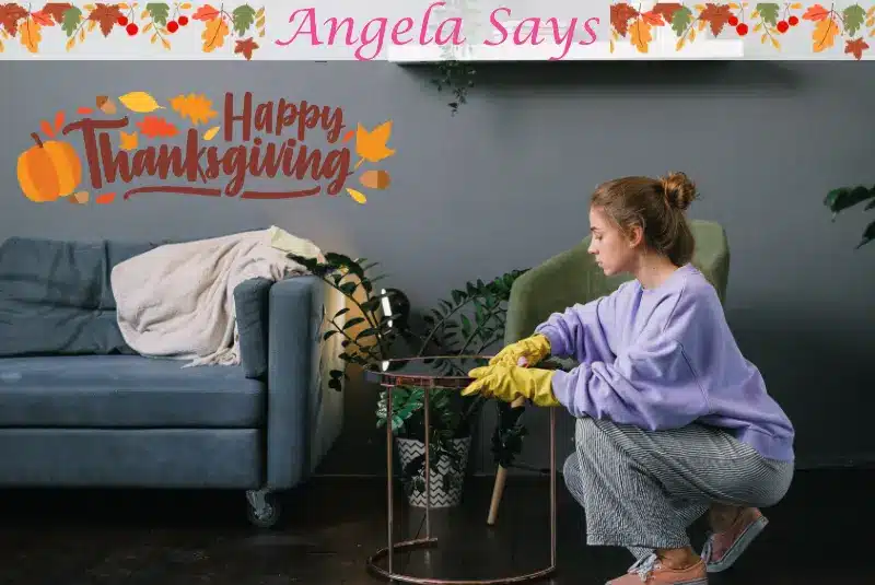 Thanksgiving - Living Room Cleaning