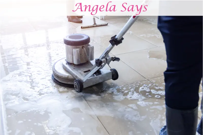 Professional grout cleaning for home