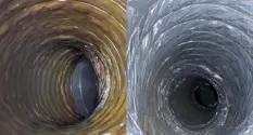 Commercial Duct Cleaning Before After