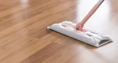 Routine cleaning for wood floors