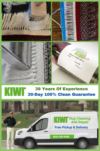 Rug Fringe Cleaned By Kiwi Tech