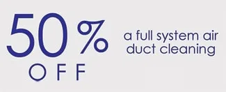 Air Duct Cleaning special 50% Off