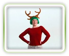 This KIWI Carpet Cleaning reindeer's not playing any games