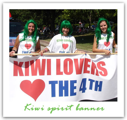 KIWI carpet cleaning Loves the 4th