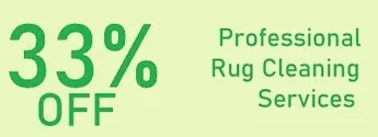 Rug cleaning services special 33%